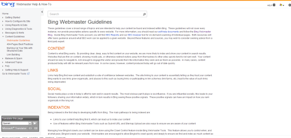 Bing Webmaster Guidelines Get an Updated | Alok ...
