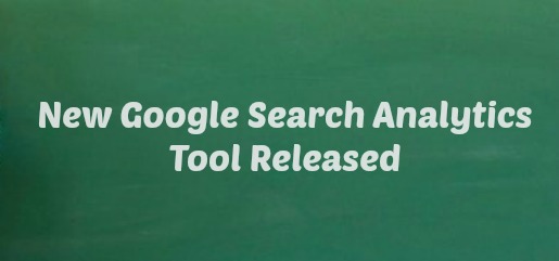 New Google Search Analytics Tool Released